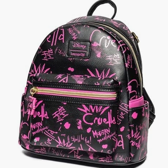 Loungefly Cruella Graffiti Mini-Backpack - Picture 2 of 4